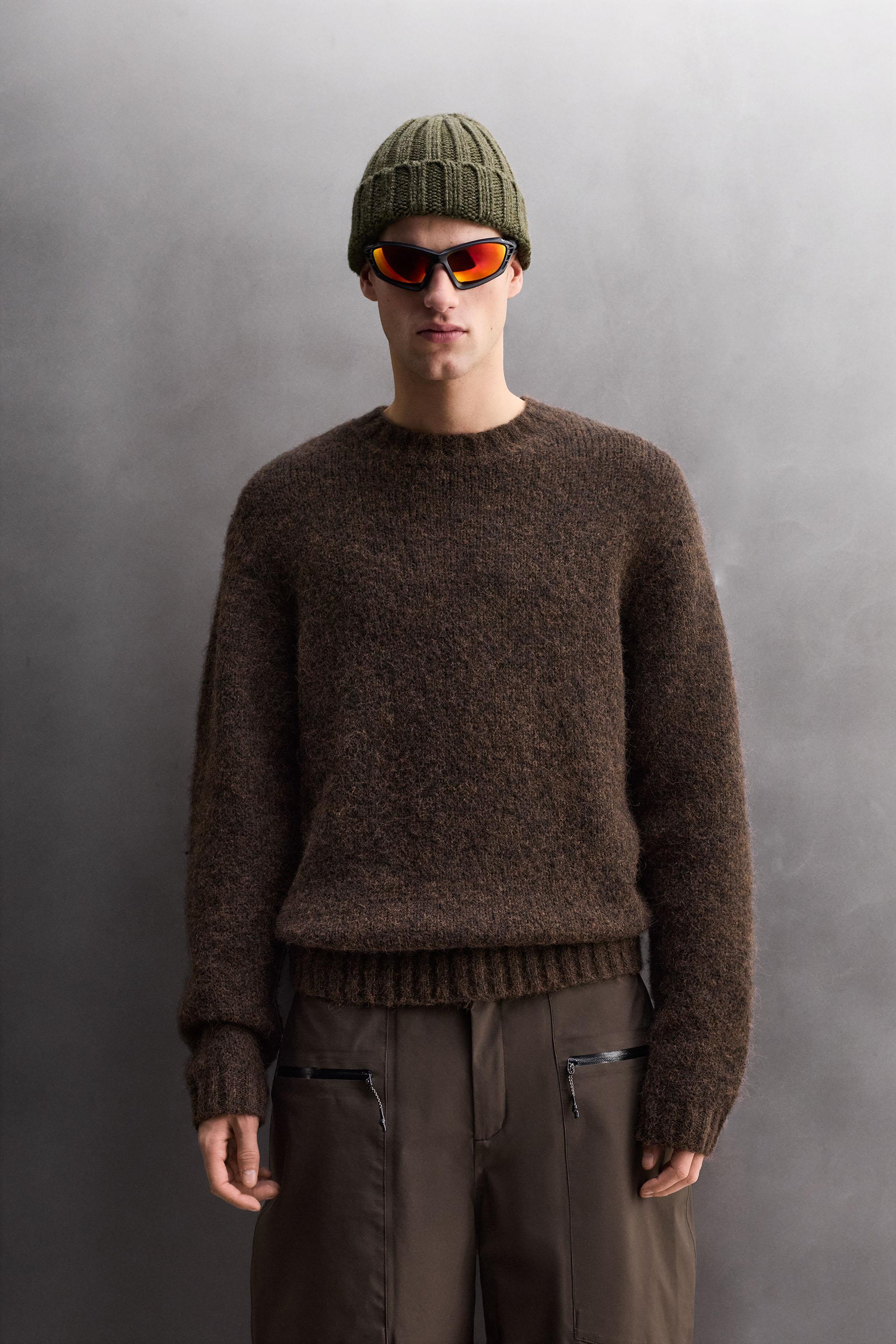 TEXTURED WOOL JUMPER